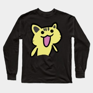 Yellow Cat Long Sleeve T-Shirt